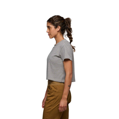 Women's BD Stripe Crop Short Sleeve Tee