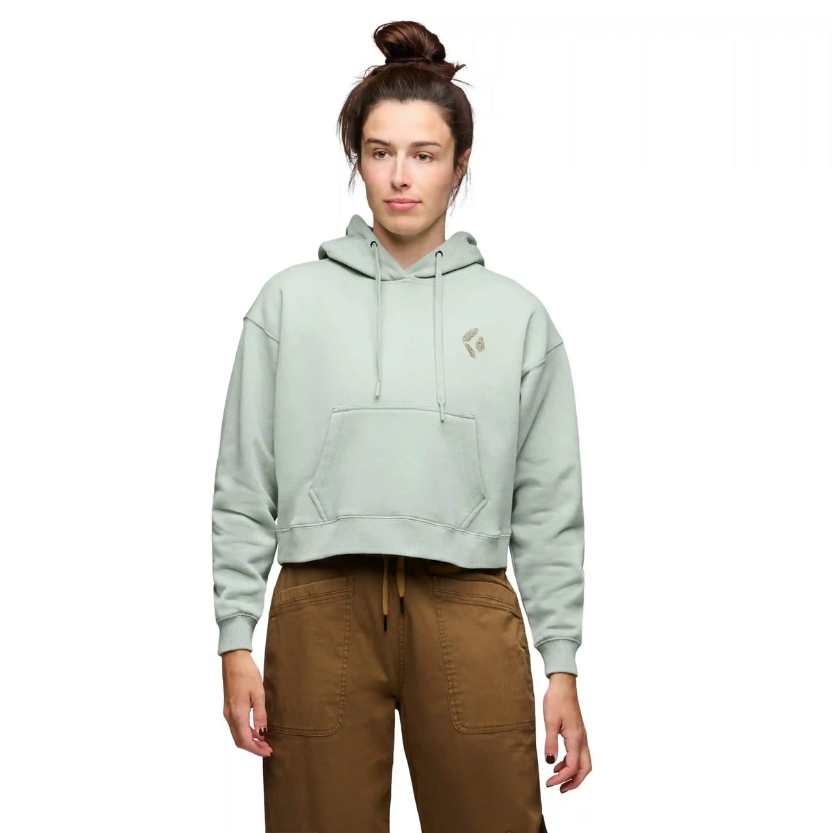 Women's Pine Diamond Pullover Cropped Hoody