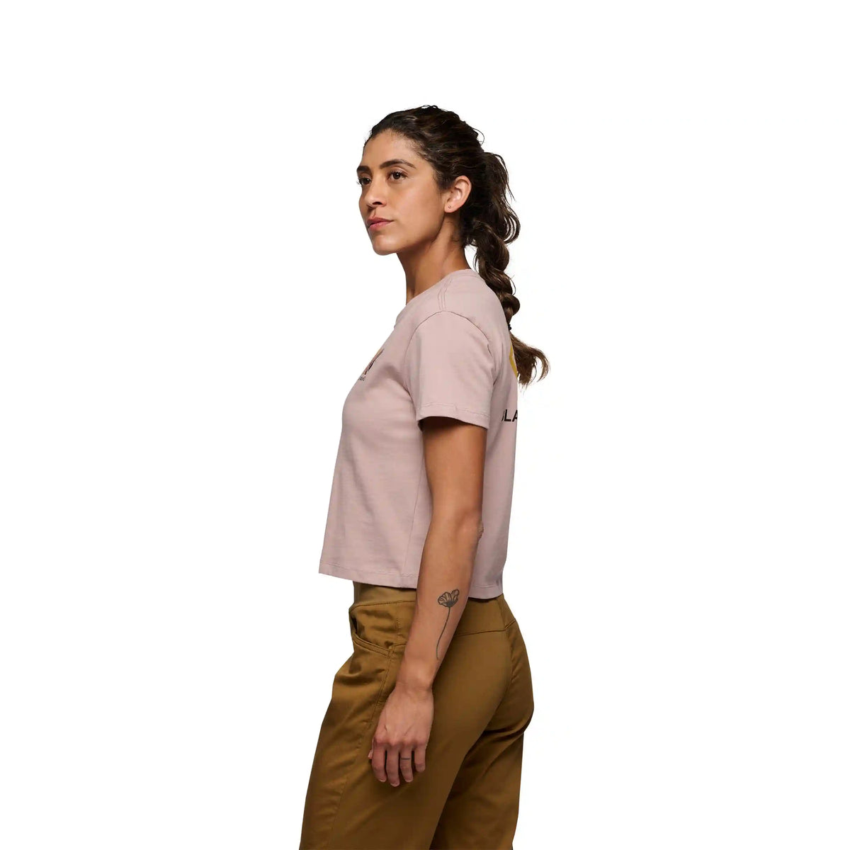 Women's Faded Crop Short Sleeve Tee