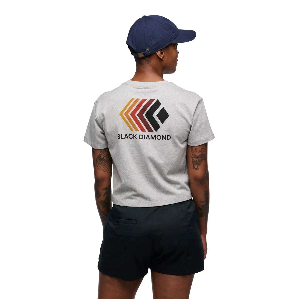 Women's Faded Crop Short Sleeve Tee