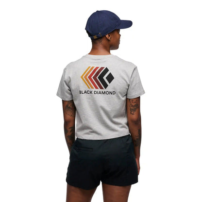 Women's Faded Crop Short Sleeve Tee