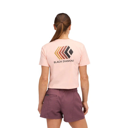 Women's Faded Crop Short Sleeve Tee