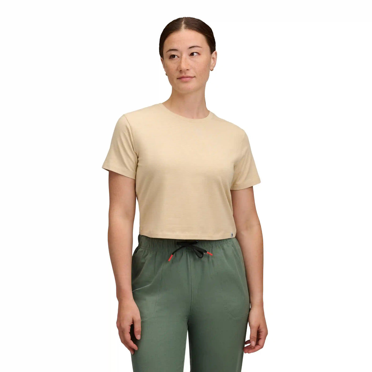 Women's BD Stripe Crop Short Sleeve Tee