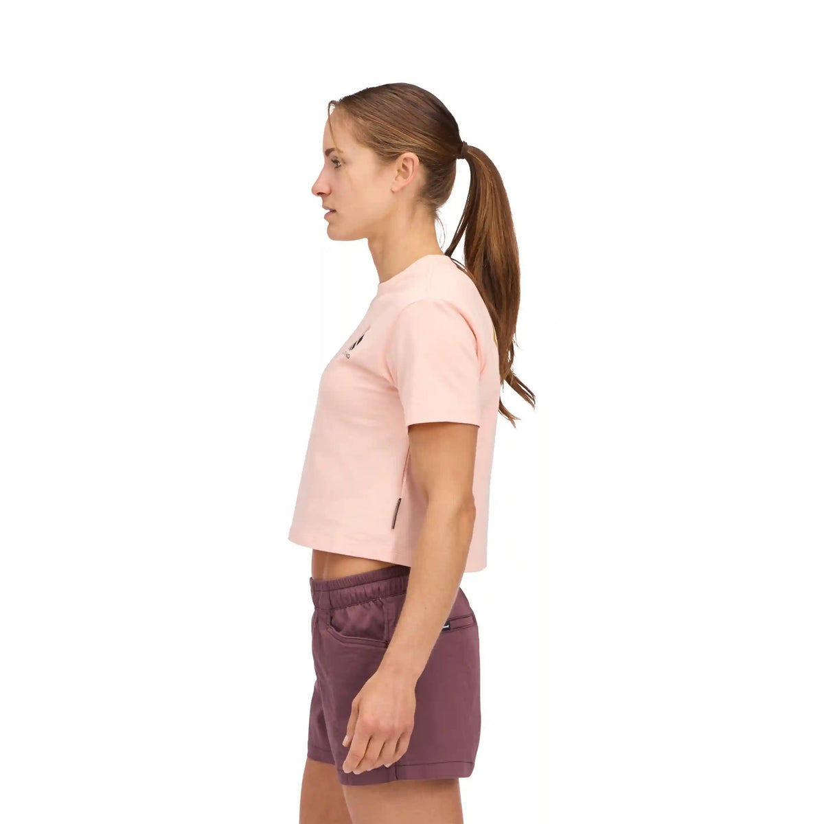 Women's Faded Crop Short Sleeve Tee