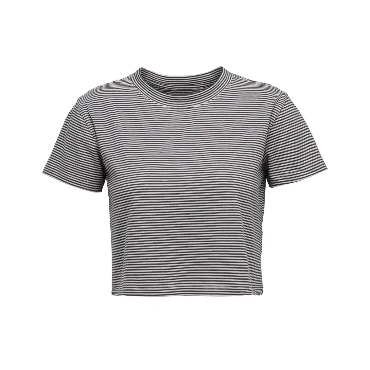 Women's BD Stripe Crop Short Sleeve Tee