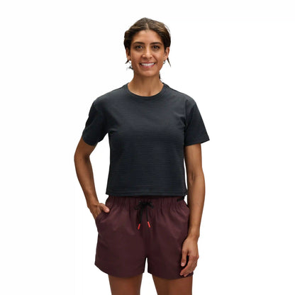 Women's BD Stripe Crop Short Sleeve Tee