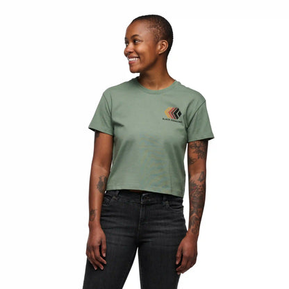 Women's Faded Crop Short Sleeve Tee