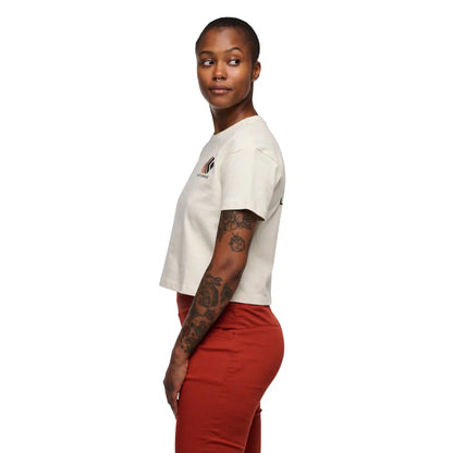 Women's Faded Crop Short Sleeve Tee