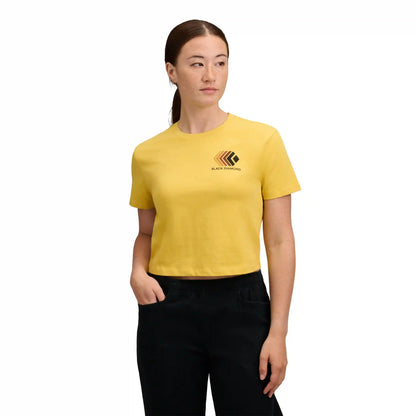 Women's Faded Crop Short Sleeve Tee