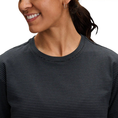 Women's BD Stripe Crop Short Sleeve Tee
