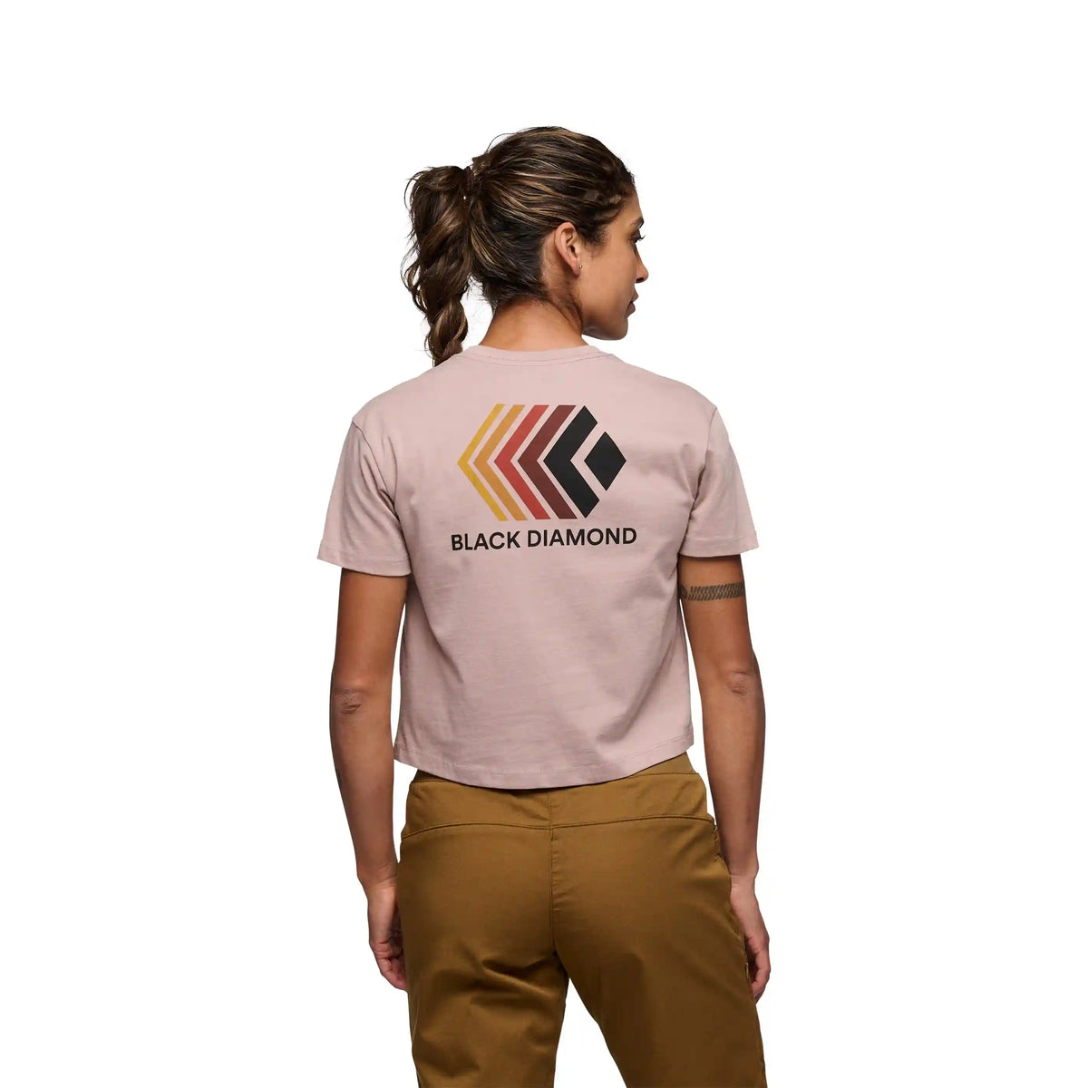 Women's Faded Crop Short Sleeve Tee
