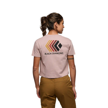 Women's Faded Crop Short Sleeve Tee
