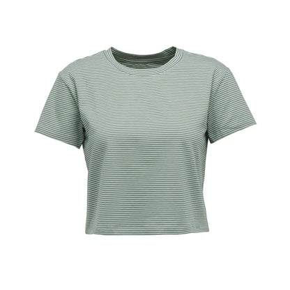 Women's BD Stripe Crop Short Sleeve Tee