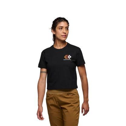 Women's Faded Crop Short Sleeve Tee