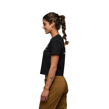 Women's Faded Crop Short Sleeve Tee