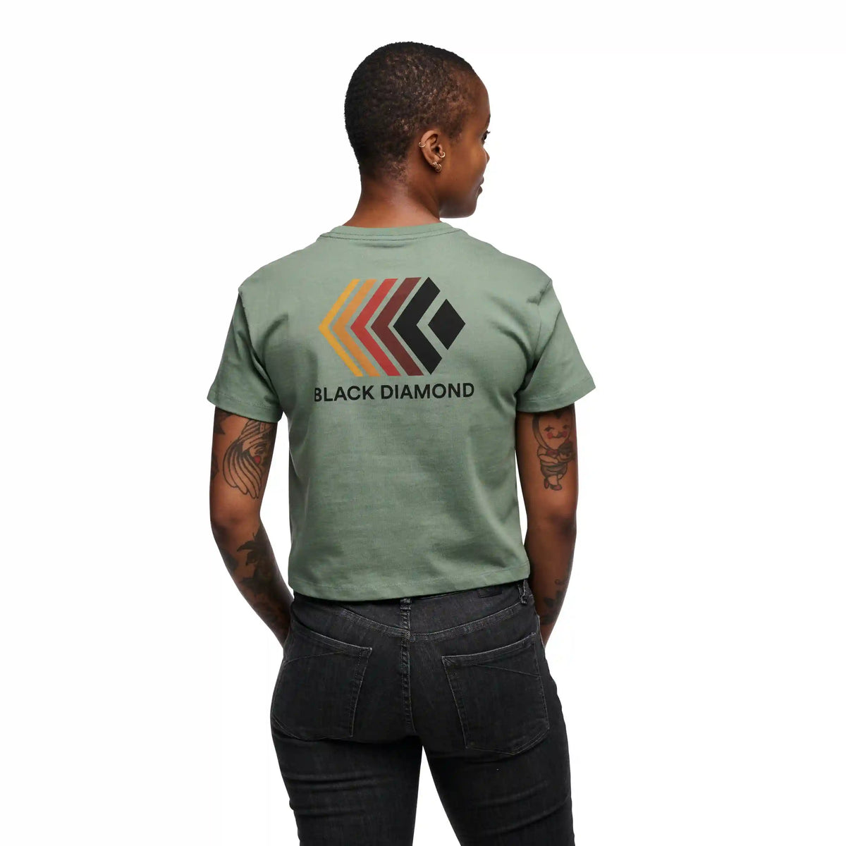 Women's Faded Crop Short Sleeve Tee